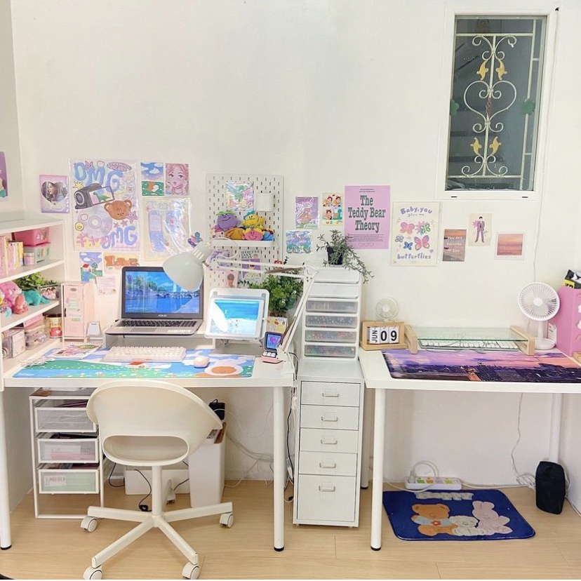 จัดห้องทำงานที่บ้านง่ายๆ🛋️